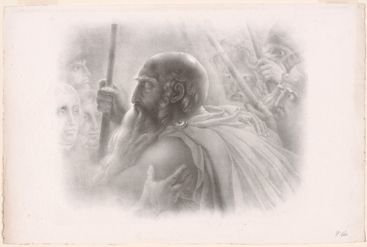 Hoche, Joubert, and Ossian [Ossian Receiving the Shades of French Heroes]