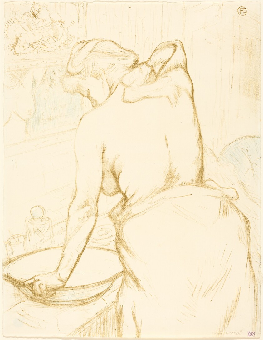 Woman Washing Herself (Femme qui se lave)