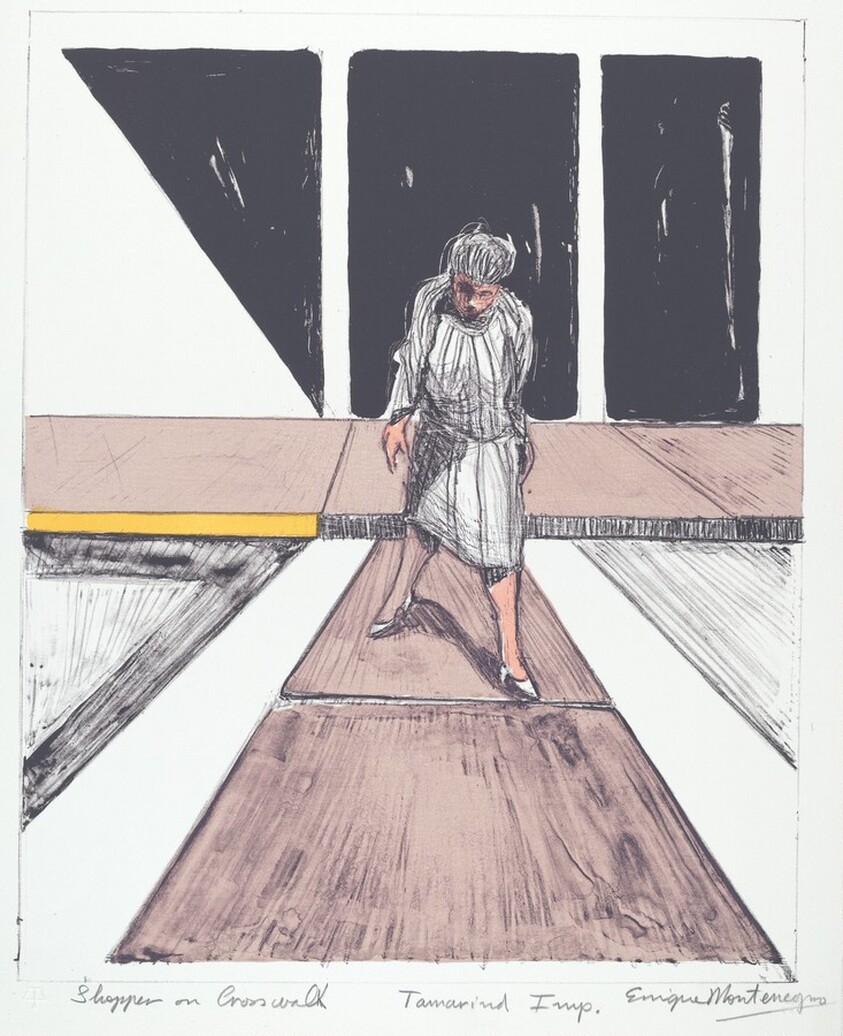 Woman on a Crosswalk