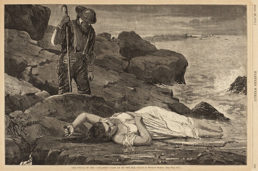 The Wreck of the "Atlantic" - Cast Up by the Sea