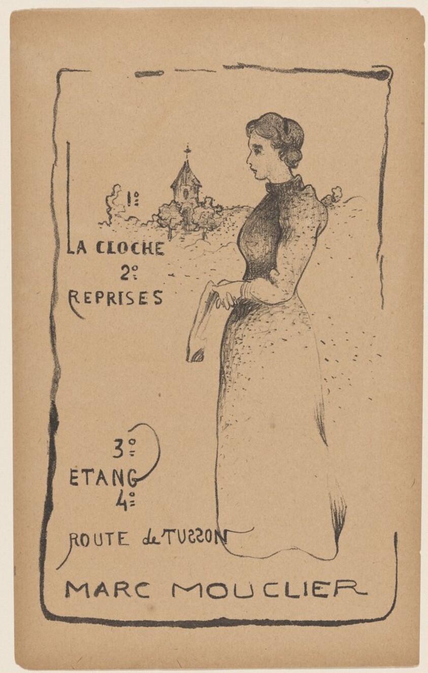 Woman before a Church