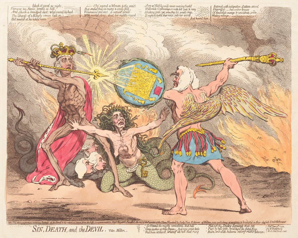 Sin, Death, and the Devil, vide Milton