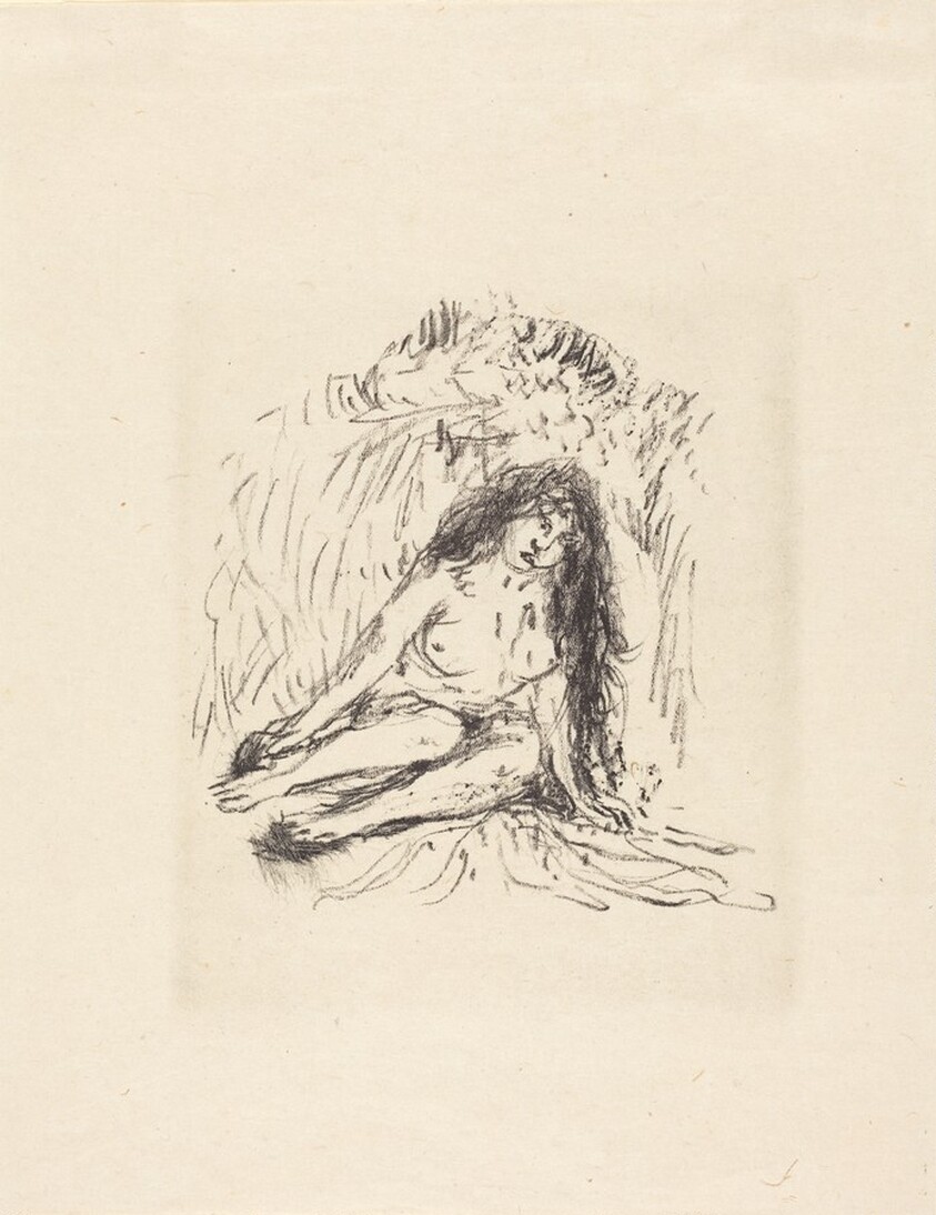 From "Le crepuscule des nymphes" (illustration, page 98)