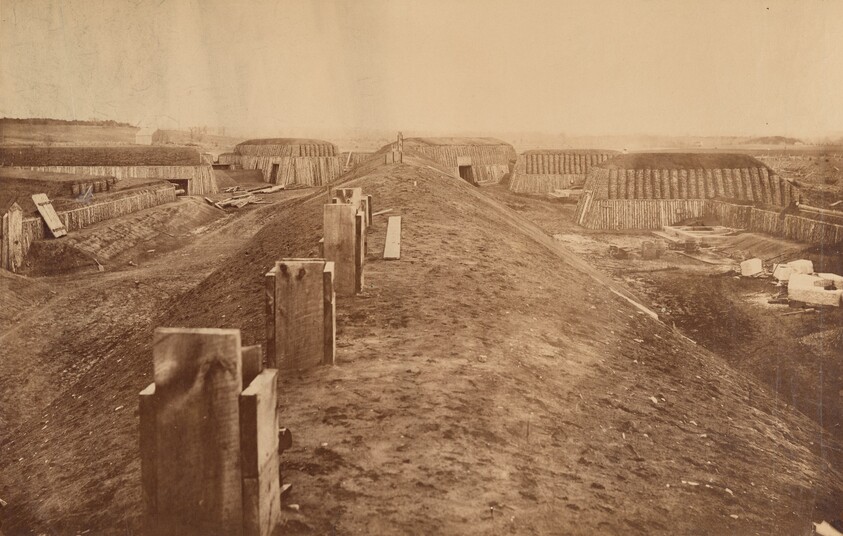 Interior of Fort Foote