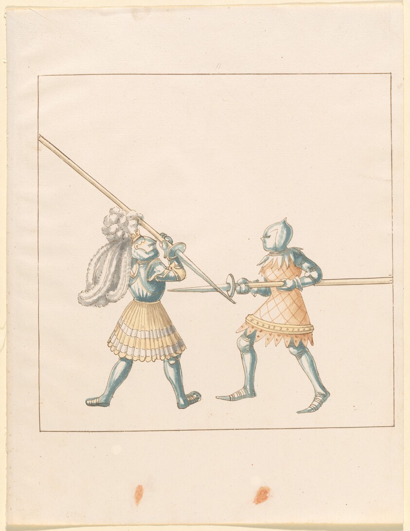 Foot Combat with Awl Pikes