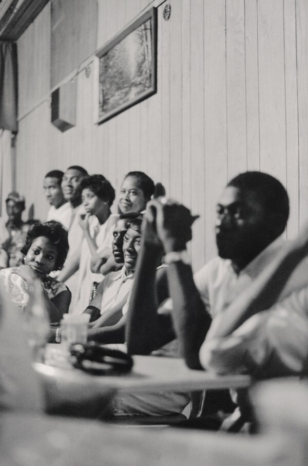 Audience Attending Hamilton Players Performance, Tougaloo College, Tougaloo, Mississippi