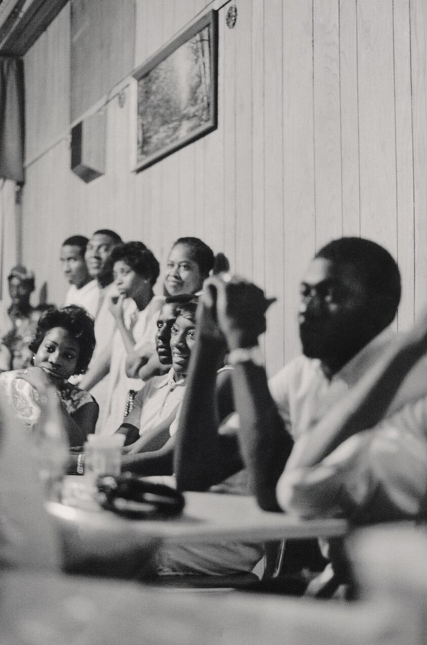 Audience Attending Hamilton Players Performance, Tougaloo College, Tougaloo, Mississippi