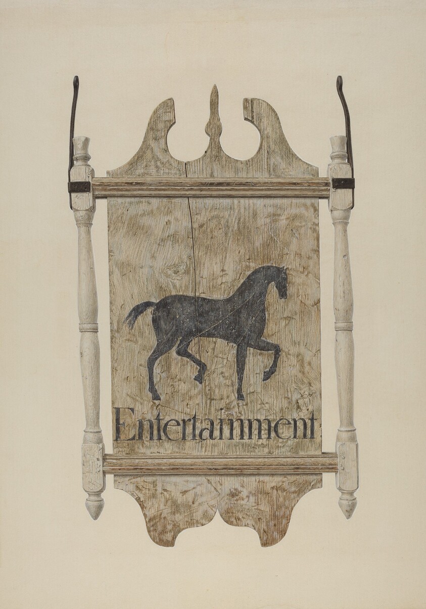 Tavern Sign (Black Horse Tavern)