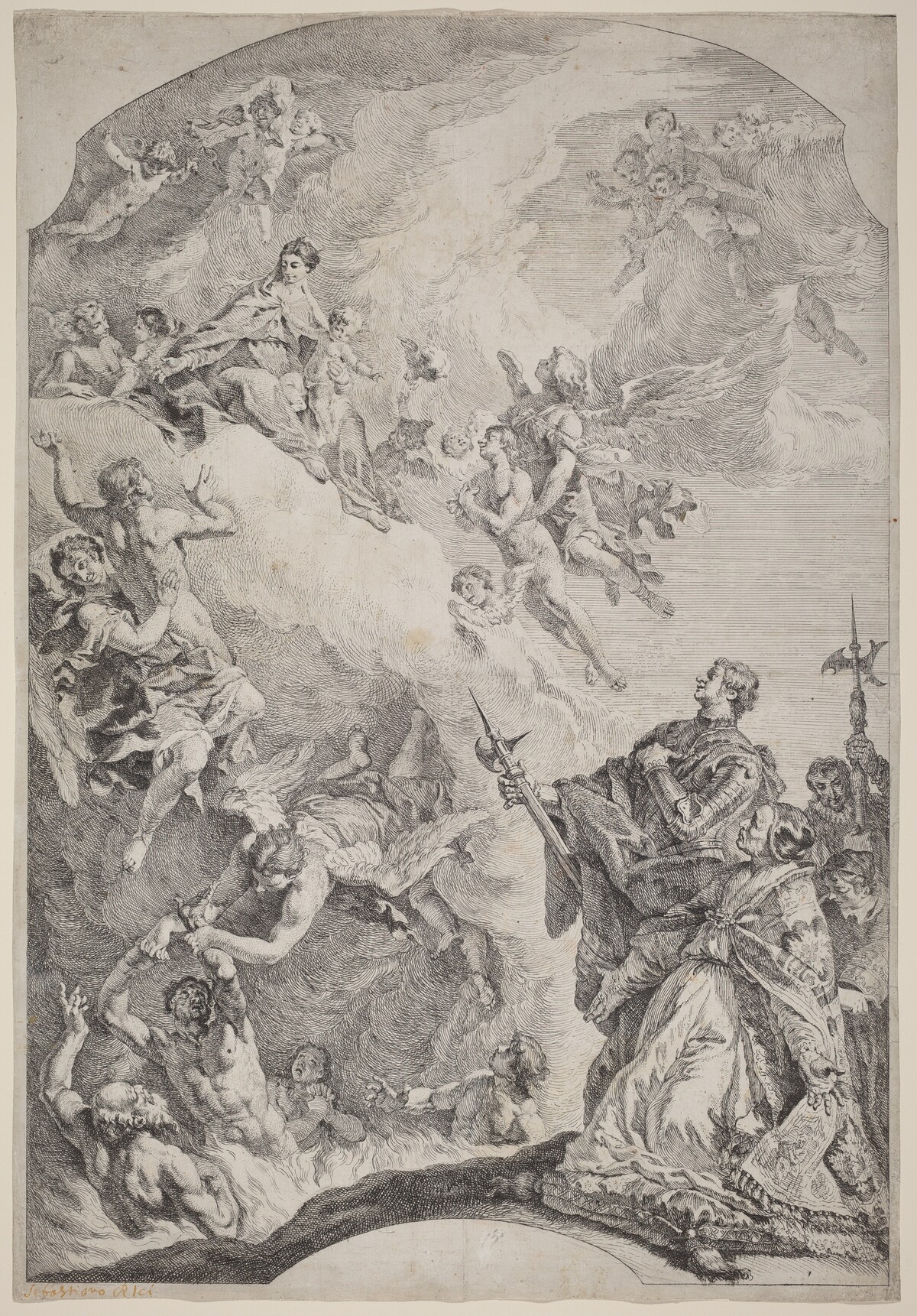 Saint Gregoire I Delivering Souls from Purgatory