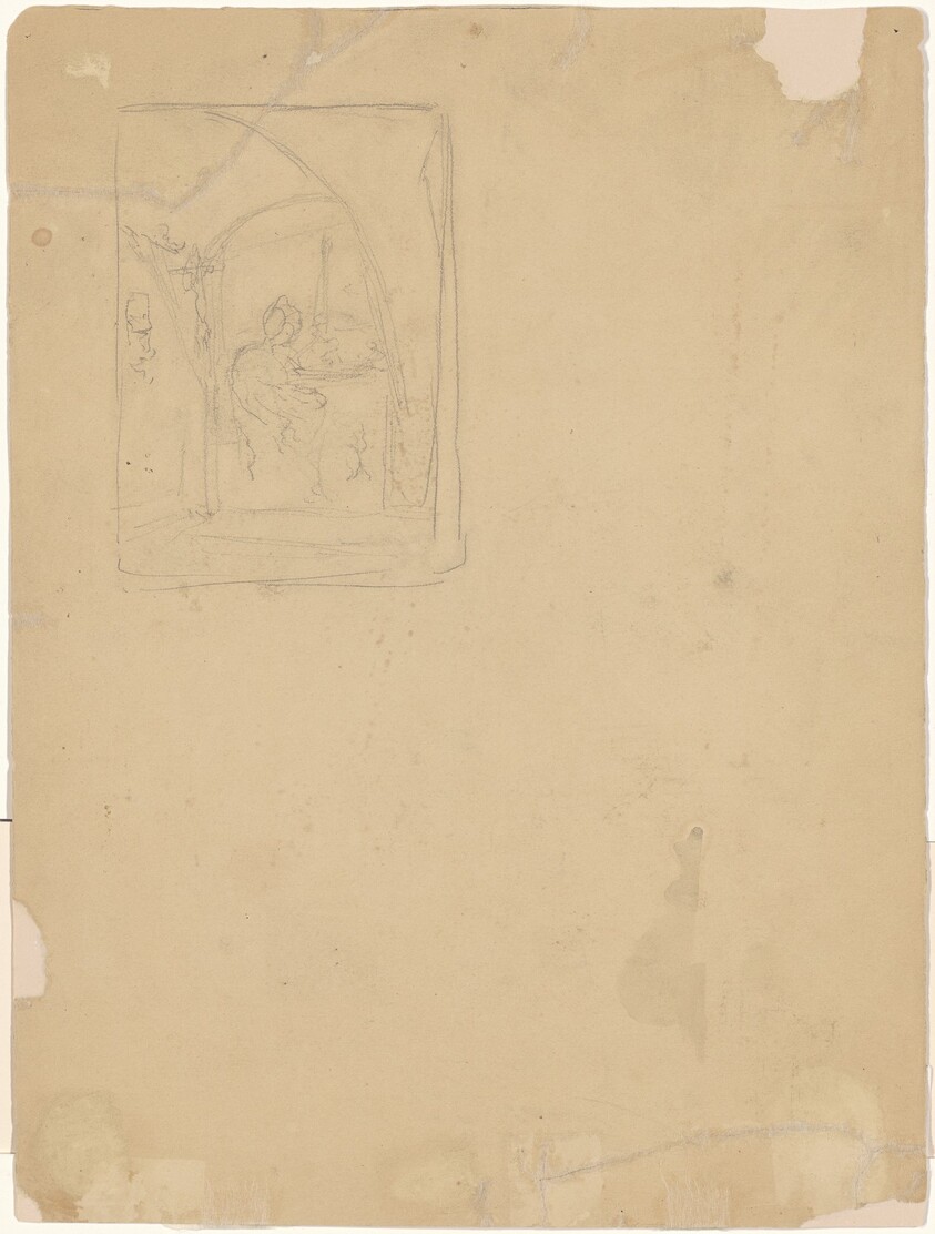 Study of an Interior [verso]