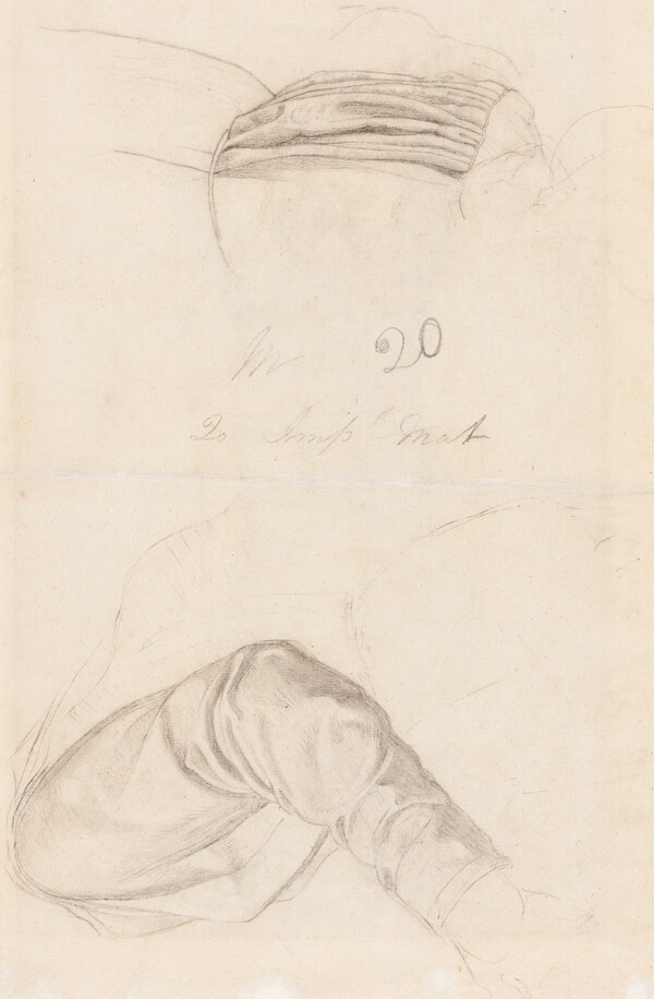 Two Drapery Studies [verso]