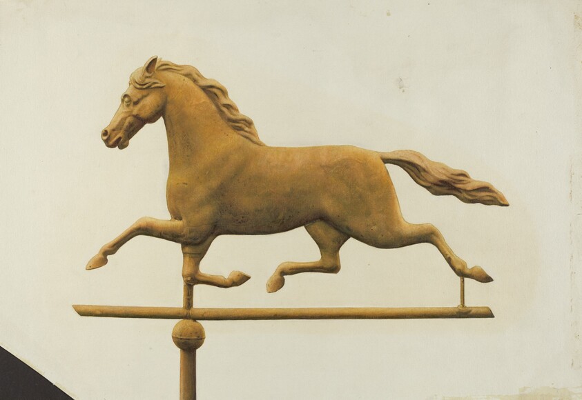 Running Horse Weather Vane