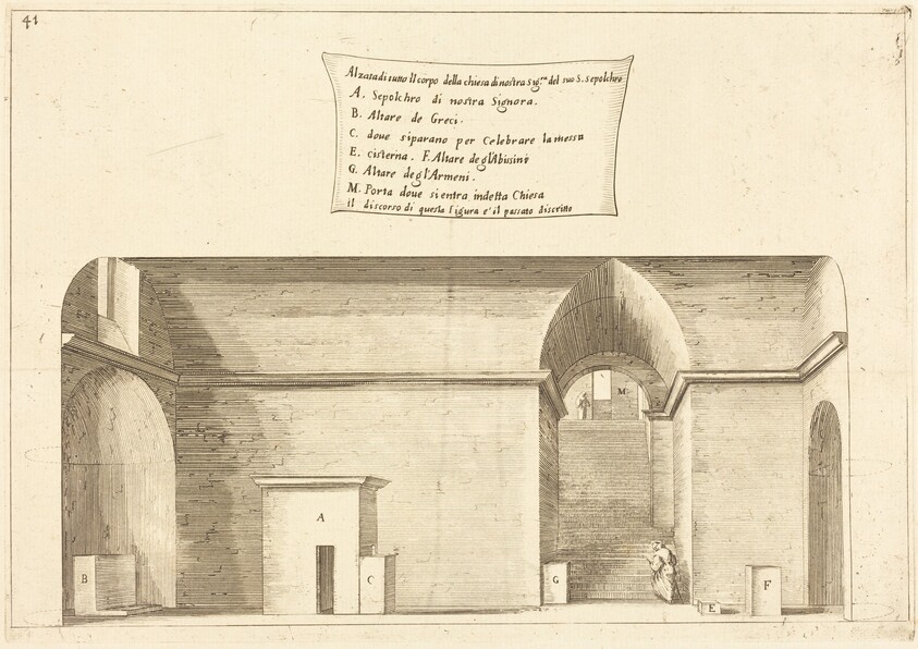 Elevation of the Church of the Holy Sepulchre