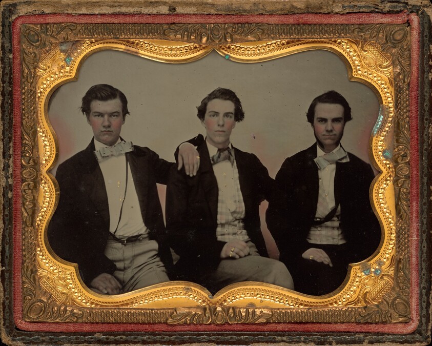 Portrait of Three Young Men