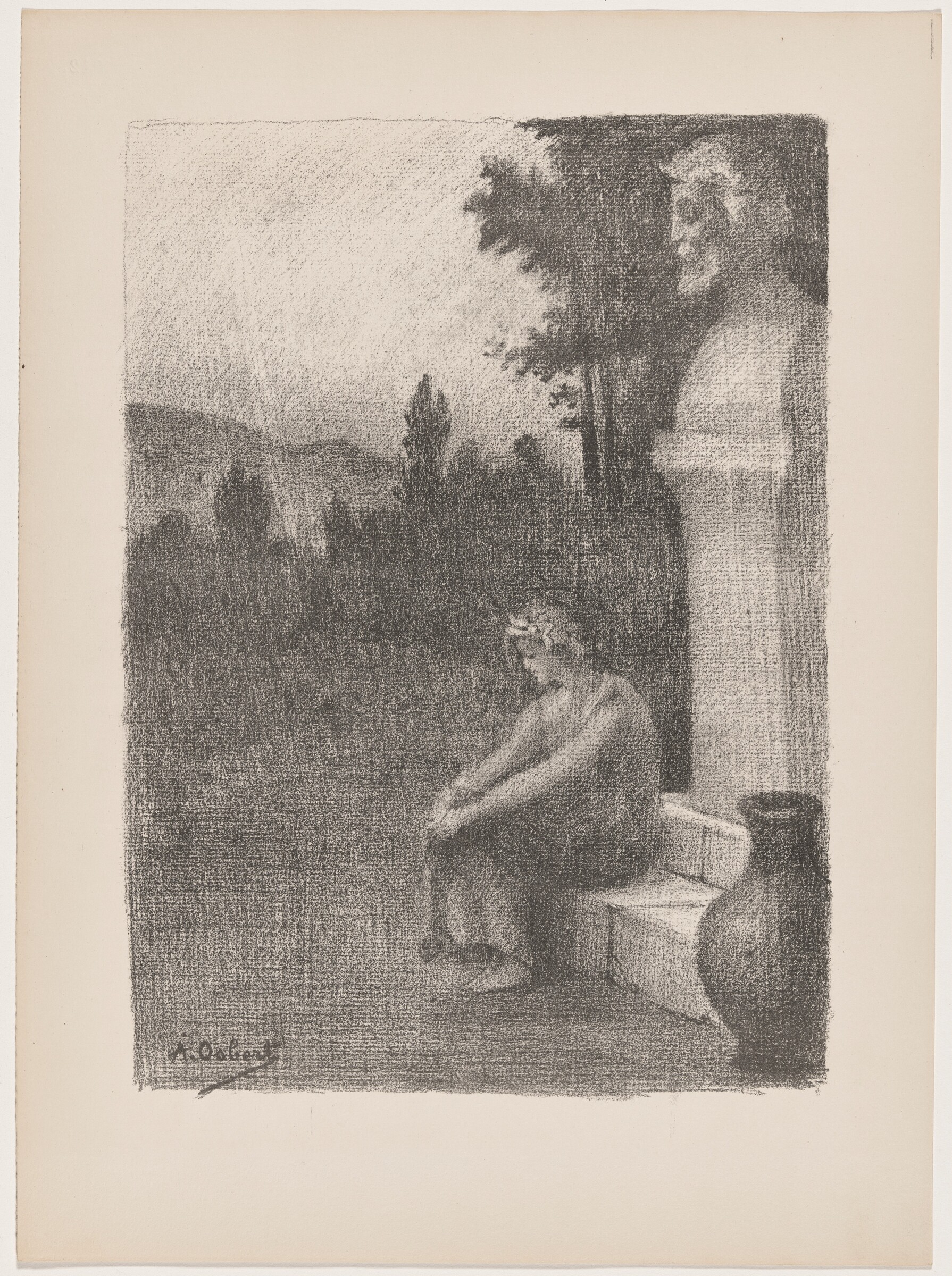 La jarre couronnée (The Crowned Jar), Alphonse Osbert, 1895