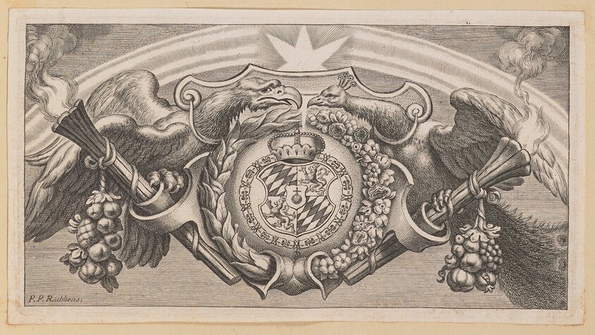 Vignette for Title Page of Balthasar Cordier, Catena Patrum Graecorum in Sanctum Ioannem