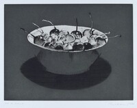 Dark Cherries, Wayne Thiebaud, 1984