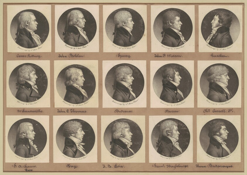 Saint-Mémin Collection of Portraits, Group 14