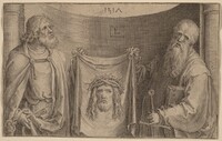 Saints Peter and Paul with the Vernicle, Lucas van Leyden, 1517