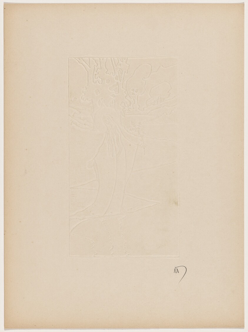 Léger relief pour une reliure (Light Relief for a Binding)