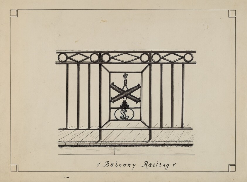 Cast Iron Balcony Rail