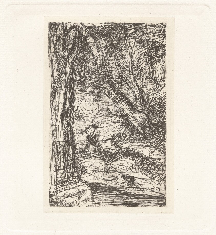 Planche XI – Le Bûcheron (Plate XI – The Woodcutter)