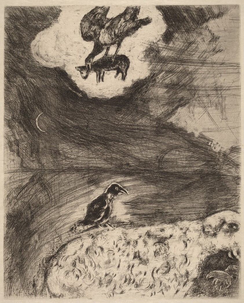 The Raven Who Wished to Imitate the Eagle