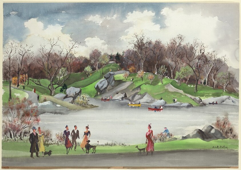 Pond in Central Park