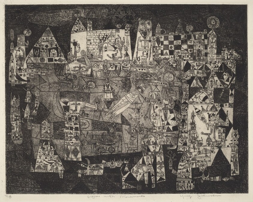 Square with Monuments