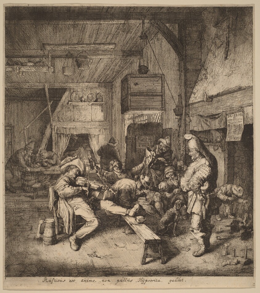 Violin Player Seated in a Tavern