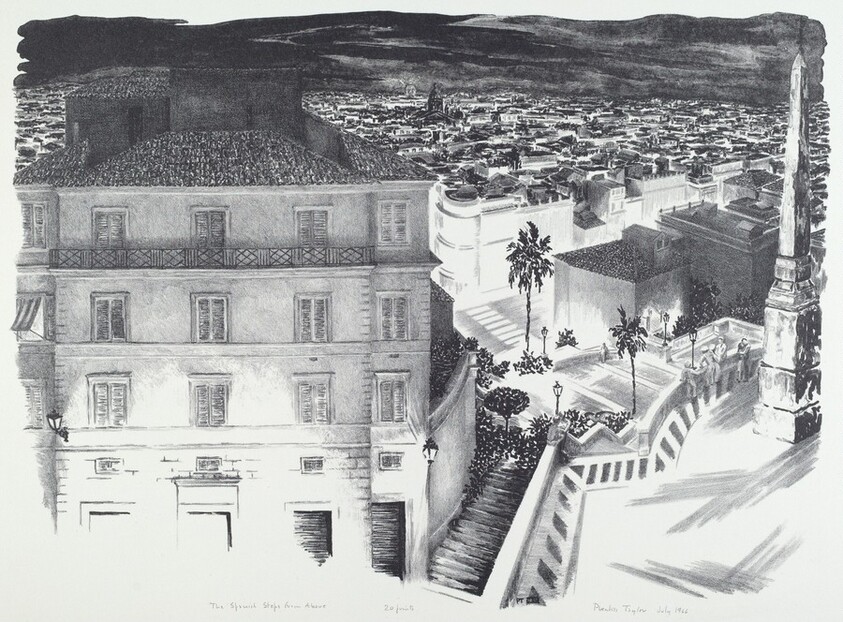 The Spanish Steps from Above