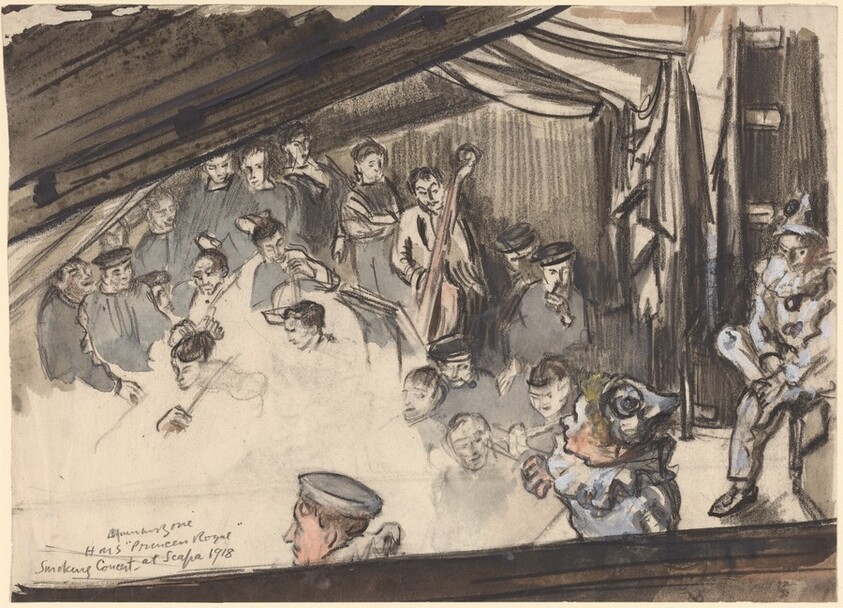 H.M.S. Princess Royal at Scapa Flow