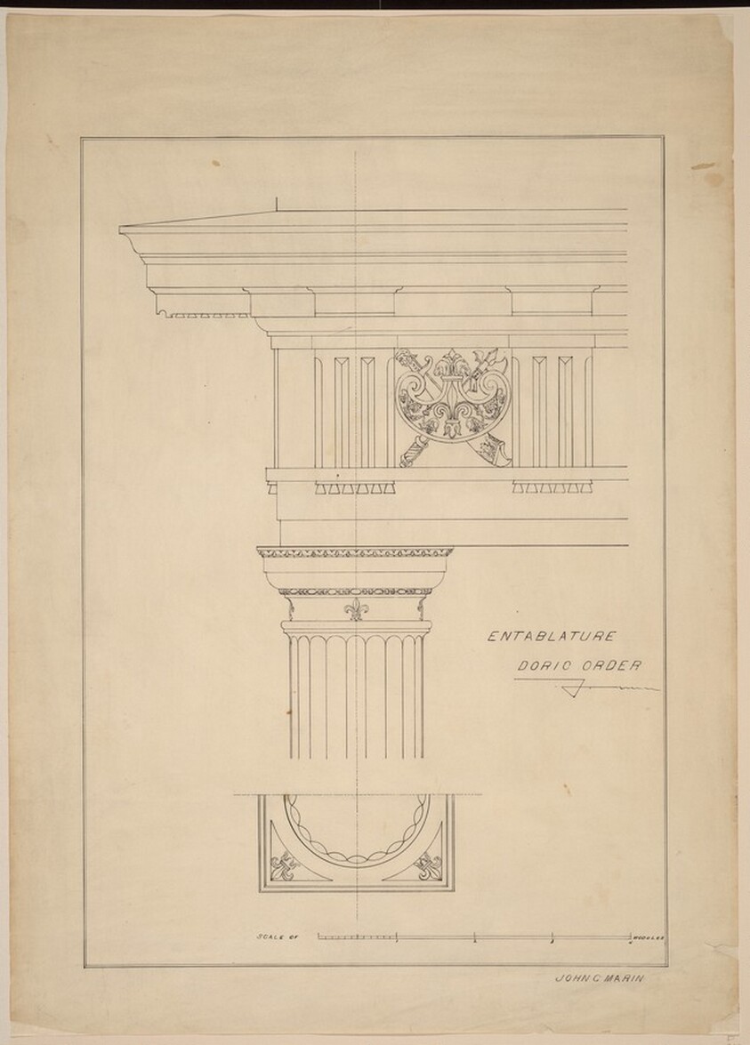 Entablature - Doric Order