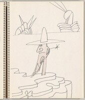 Cowboy Standing on a Mesa, Saul Steinberg, c.1986/1995