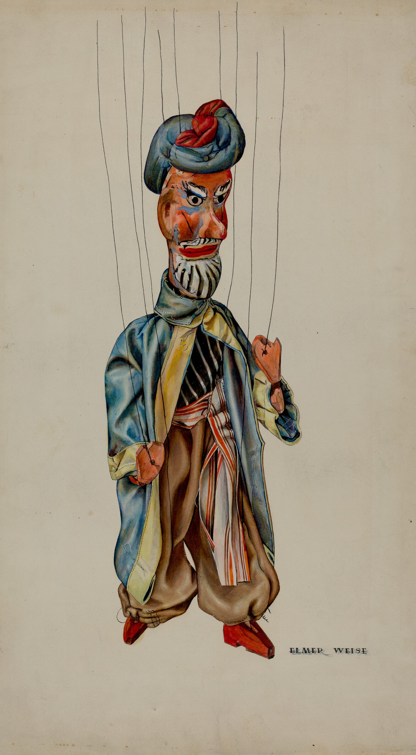 Marionette - "Ahab", Hilda Olson, c. 1938