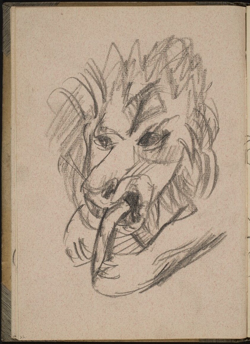 Fressender Löwe (Lion Eating) [p. 22]