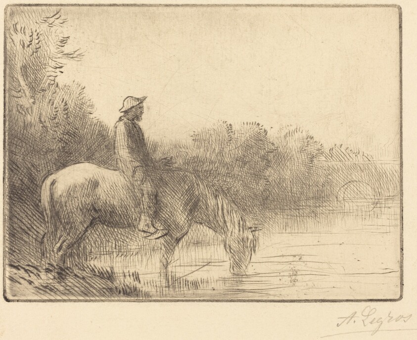 Fording a River (Le gue)