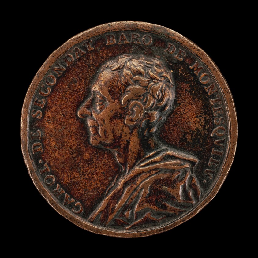 Charles de Secondat, Baron of La Brède and Montesquieu, 1689-1755, Philosophical Historian [obverse]