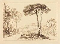 Scene in the Campagna, Joseph Mallord William Turner, published 1812