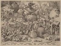 Pride, Pieter van der Heyden after Pieter Bruegel the Elder, published 1558