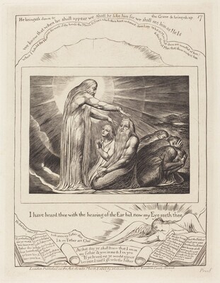 The Vision of God, William Blake, 1825