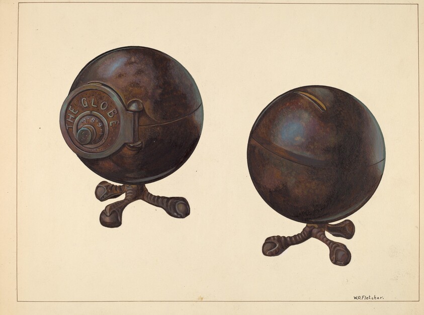 "The Globe" Coin Bank