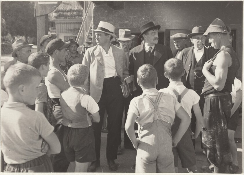 Actors--Filming "Steibruch"