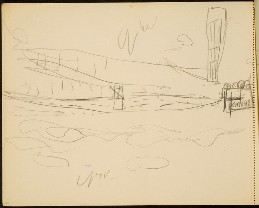 Meereslandschaft, Farbangaben (Seascape with Notations) [p. 100]