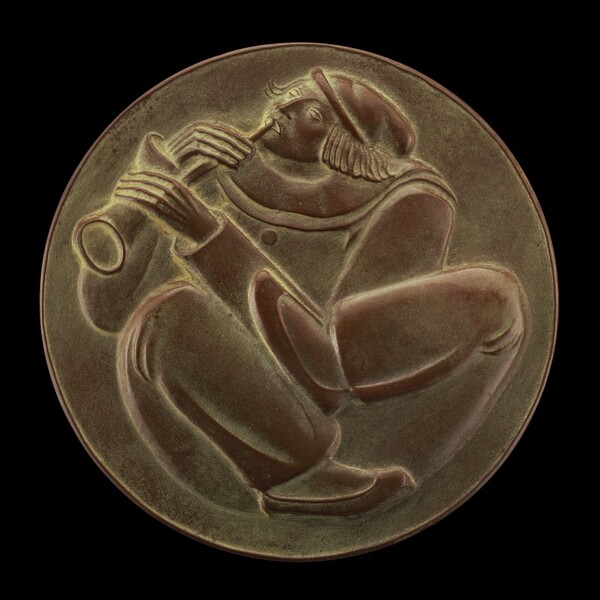 Clown Playing a Horn [obverse]
