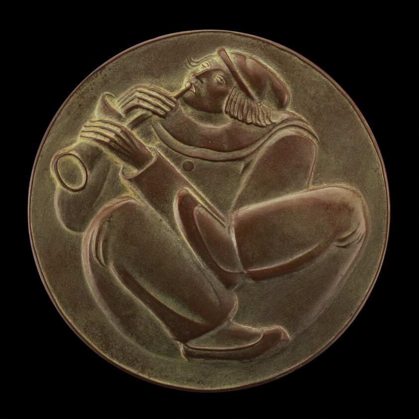 Clown Playing a Horn [obverse]