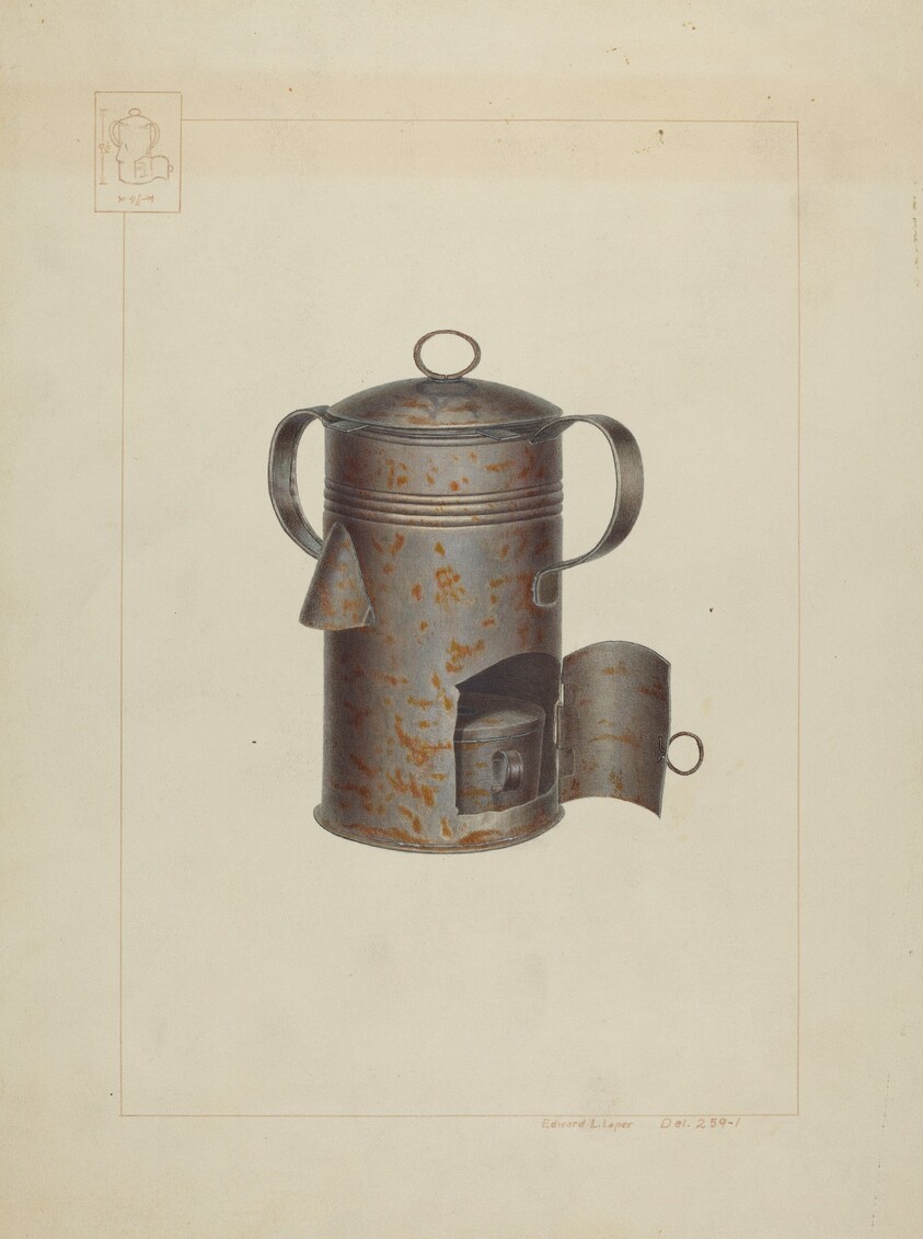 Tin Milk Warmer