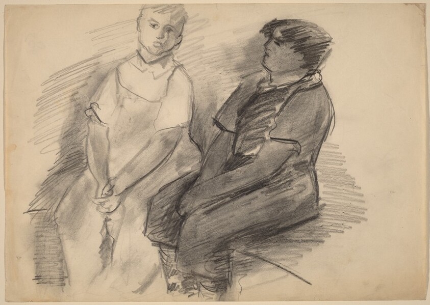 Two Seated Men