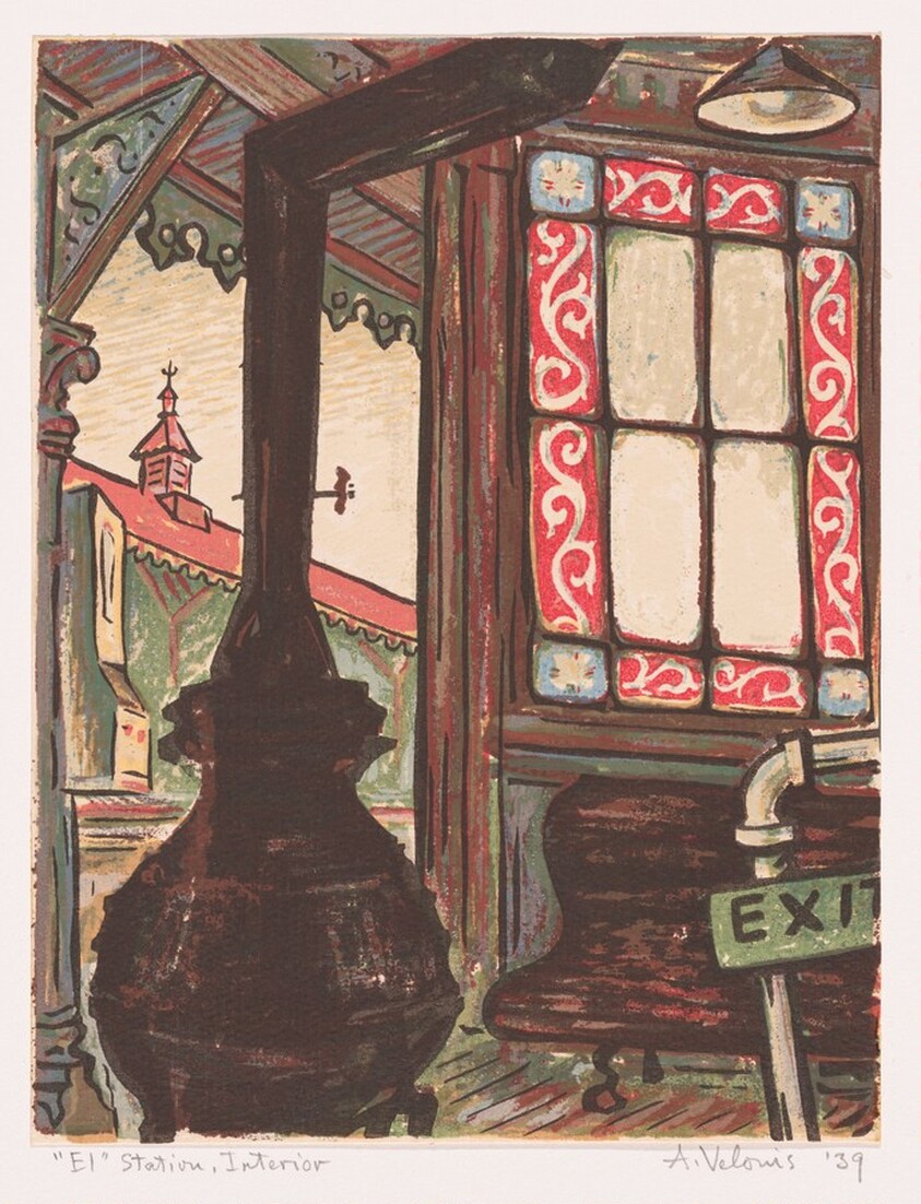 "El" Station, Interior