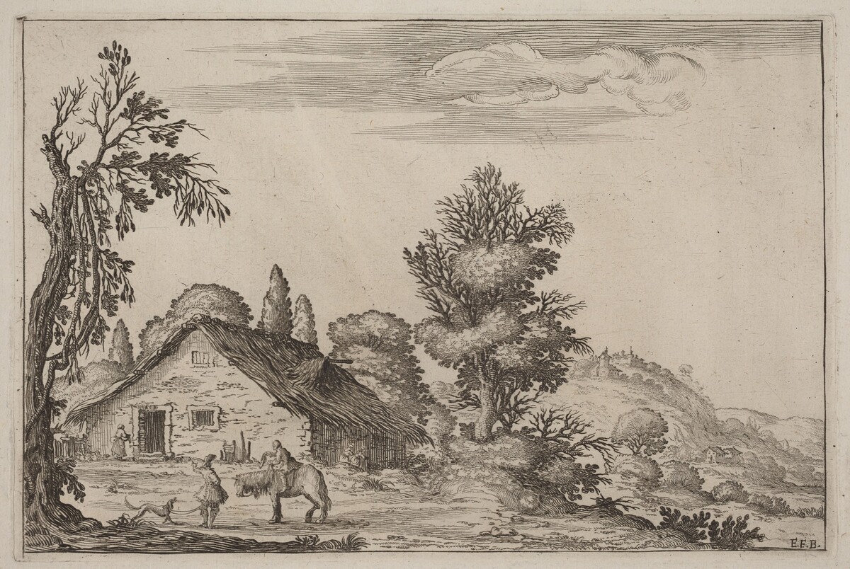 Landscape with a Traveler before a Cottage